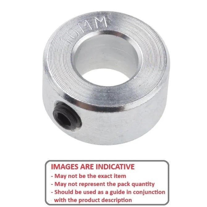 1133635 | COL-02500-038-38-AL --- Shaft Collars - 25 mm x 38 mm x 12 mm