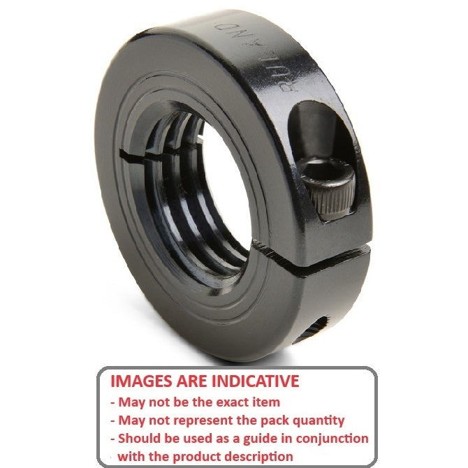 1136998 | COT-02540F-044-13-CS (Each) --- Threaded Collars - 1-12 UNF - 25.4mm - 44.45x12.7 mm Clamp Type - Steel Collar