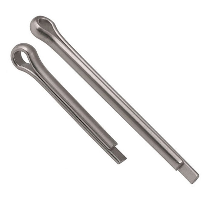 Goupille fendue 6,4 x 76 mm - Clavette en acier inoxydable de qualité 316 - 5,8 mm de diamètre de broche. - MBA (Pack de 10)