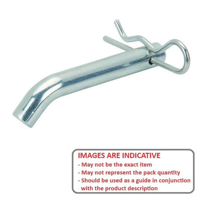 1113008 | CLP-159-0762-CZ-HB (PK-12) --- Clevis Pins - 15.88x76.2 - - Handle - Carbon Steel Heat Treated Pin