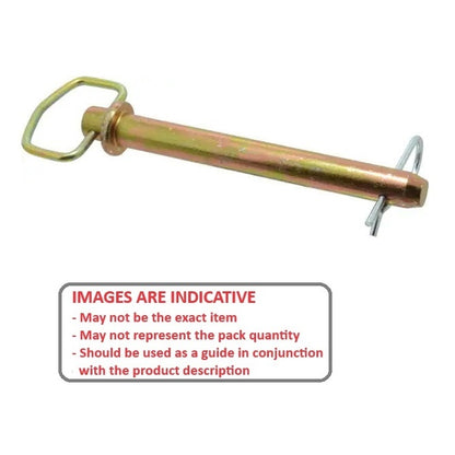 1121403 | CLP-191-1588-CZ-H (Each) --- Clevis Pins - 19.05x158.75 - - Handle - Carbon Steel Heat Treated Pin
