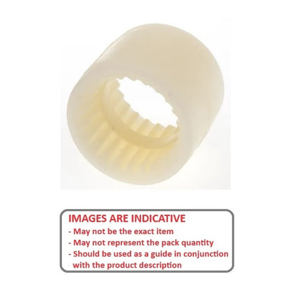 1234980 | CP-SLV-G-CT-83 (Each) --- Crowned Tooth Gear Couplings - N Match OD with Hub 82.6 mm Sleeves - Nylon Polyamide 6/6 Coupling