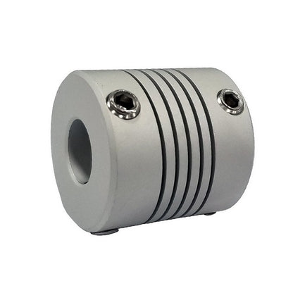 Helical Couplings - 5x5x18 mm - Aluminium
