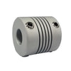 Helical Couplings - 5x5x18 mm - Aluminium