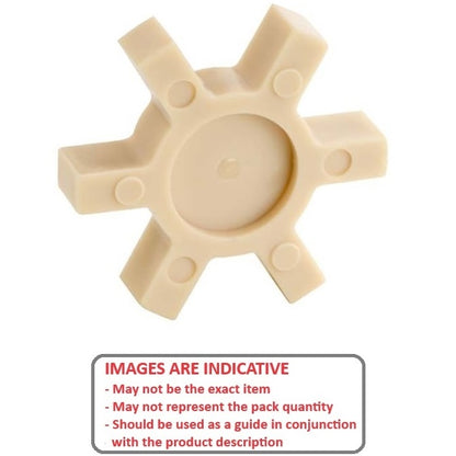 1145087 | CP-INS-J-3J-P-32 (Each) --- Three Jaw Type Couplings - Bore Insert Only Match with Hub 31.75 Inserts - Polyurethane Coupling Insert