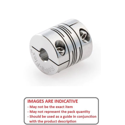 1062271 | CP-050-064-16-024-H-RFC-AL --- Helical Couplings - 5 mm x 6.35 mm 16 / 18