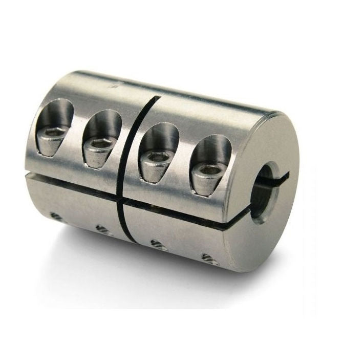 1101071 | CP-127-127-29-044-R1-3C (Each) --- Rigid Couplings - 12.7x12.7x28.575 mm Clamp - Stainless Steel Coupling