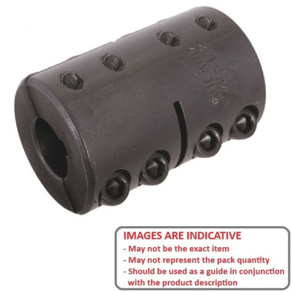 1134543 | CP-254K-254K-44-076-R2-SC (Each) --- Rigid Couplings - 25.400 - Keyed - Keyed 25.4 44.45 mm Clamp - Steel Coupling