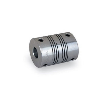 Spiral 6 Beam Couplings - 1.5 2.000 Pilot Bore 12.7 mm - Aluminium