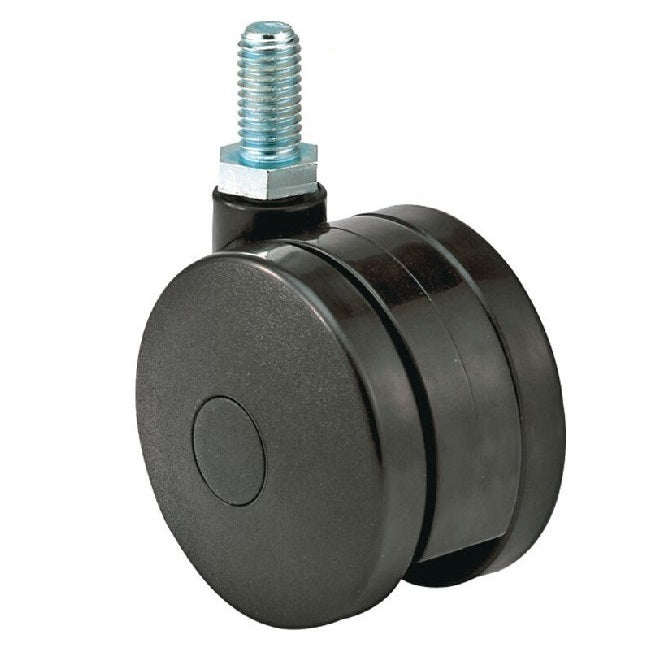 Castors - Stud - Twin Wheel