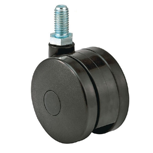Stud Castors - 50.8 mm Swivel 34  - Nylon Thread