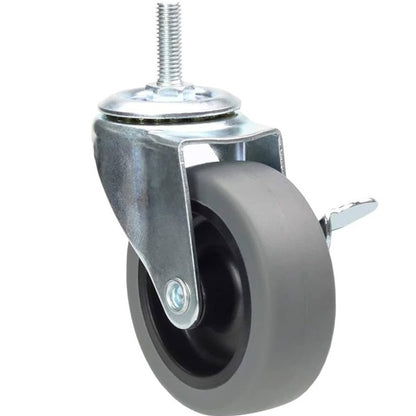 1161163 | RWC-S2714B (4 Pcs) --- Castors - 50 x  Swivel with Brake x 30 mm