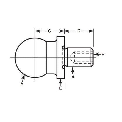 1102047 | BLTO-01270-CS-C1-T --- Balls - 12.7 mm x 6.35 mm x 7.938 mm