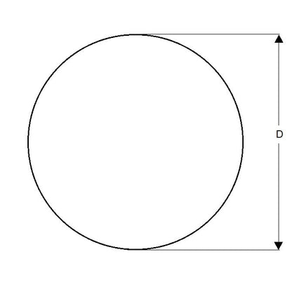 Sfera di plastica 15,88 mm - Acrilico - Grado di precisione 3 - Trasparente - MBA (confezione da 1)