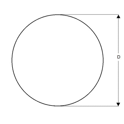 Sfera di plastica 4,76 mm - Acrilico - Grado di precisione 3 - Trasparente - MBA (confezione da 10)