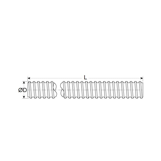 Vite a ricircolo di sfere serie Nook 12,7 x 12,7 x 1219,200 mm - - Mano destra - MBA (confezione da 1)