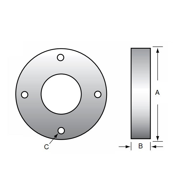 1121111 | AR-325RS (Each) --- Suits Nuts with Diameter 19.05 - 65.786 - 13.462