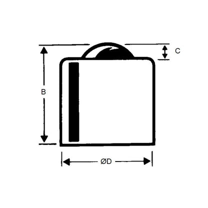 1091334 | BTU0010-010-P-Z-SL --- Ball - 10 kg x 9.5 mm x 36.5 mm