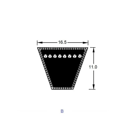 1223327 | BV16-02515-B99 --- Belts - 2515.0 (99.0 in.) - -