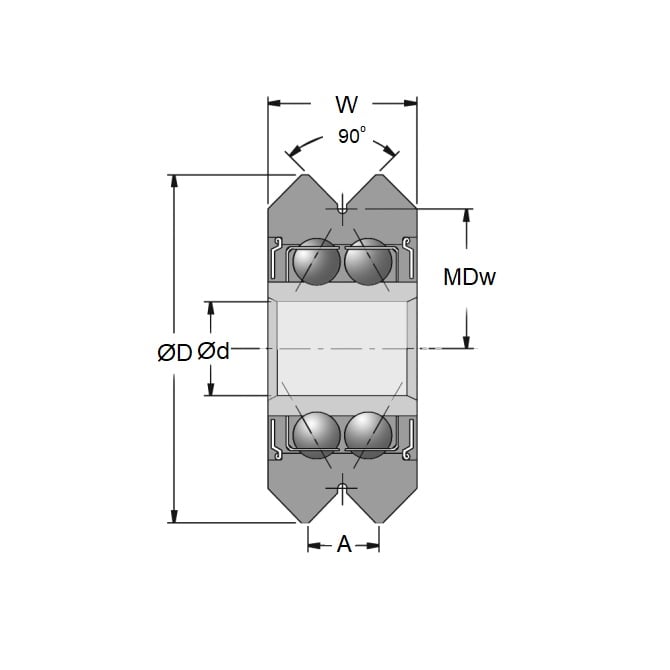 1041788 | SMR30.734-9.525-YY-VP-5.588 --- Dual - 2 x 30.734 mm x 11.113 mm