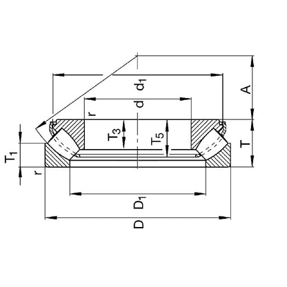 1172441 | IR-0635-0699-0320 (Each) --- Needle Roller Inner Rings Bearings - 63.5x69.85x32 mm - Chrome Steel Inner Ring
