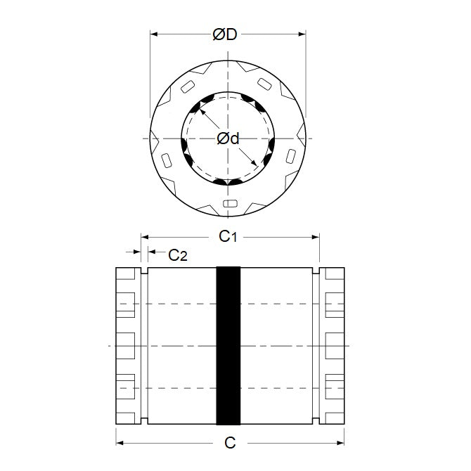 1089664 | LCB-0095-016-022-TP --- Ball Bearings Linear - 9.53 mm 15.875 to 15.888 22.225 (+0.00-0.38)