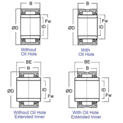 1145730 | NMI-0320-0470-0200-O --- Bearings - 32 mm x 47 mm x 20 mm