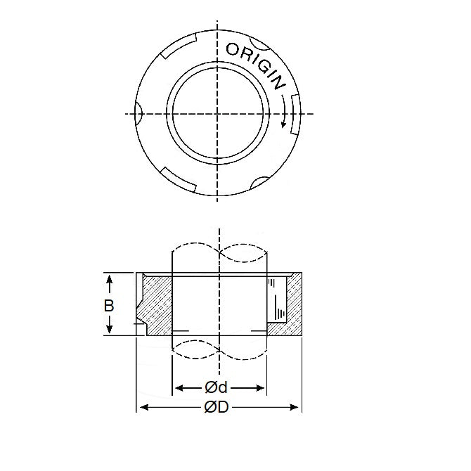 Roulement unidirectionnel 10 x 20 x 11 mm - Embrayage à Sprag Acier Chromé - ECO (Pack de 1)