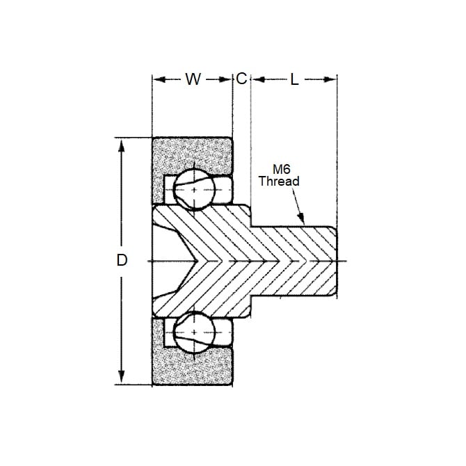 1069290 | TOK-DR-22-B05 --- Bearings - 22 mm x 7 mm