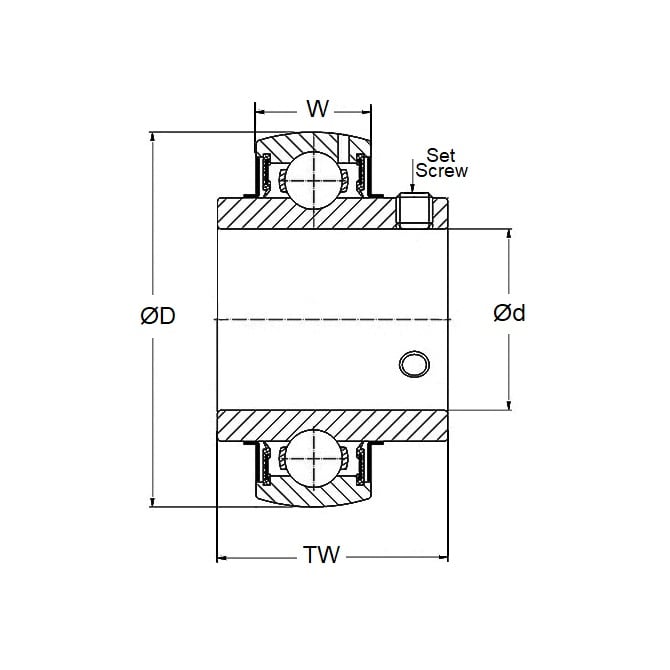 1144676 | P-UC206-20-AS6 --- Bearings - 31.75 mm x 62 mm x 38.1 mm