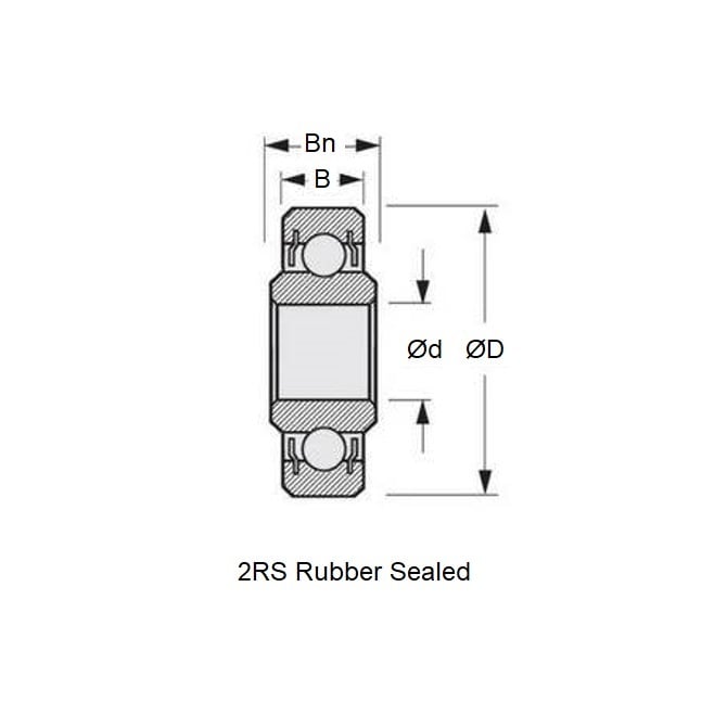 1121403 | WR11924-2RB-FC-ECO --- Bearings - 19.05 mm x 30.163 mm x 6.35 mm