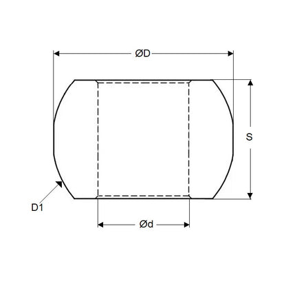 1082266 | BSP00800-01550-0110-SB --- Bushes - 8 mm x 15.5 mm x 11 mm