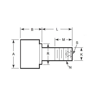 1178449 | CCF230RS --- Needle Roller Cam Followers - 76.2 mm x 114.3 mm 1.1/4-12 UNF