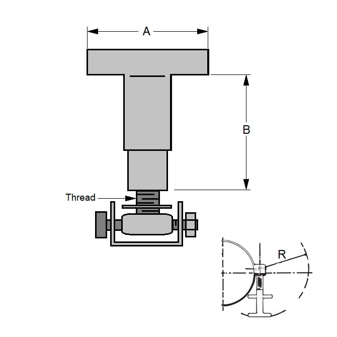 1088702 | LZ-375SRS --- Lorenz Clamps - 9.525 x 50.8 mm x 76.2 mm