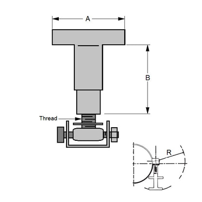 1073735 | LZ-250RS (Each) --- Lorenz Clamps - 6.35 - 88.9x76.2 mm