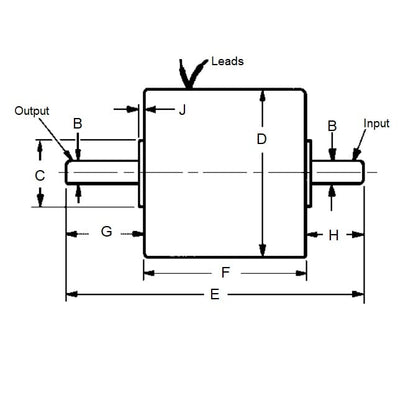 Frizione a particelle magnetiche da 69 a 2306 x 4.755 x 73.152 - - 24 V CC - MBA (confezione da 1)