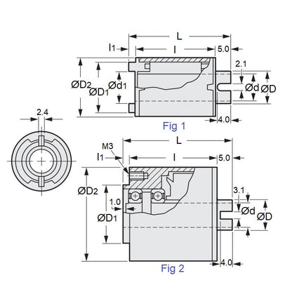 1222543 | CMP-0800-0320-44-2030 --- Clutches - 1530 to 2030 x 8 mm x 44 mm