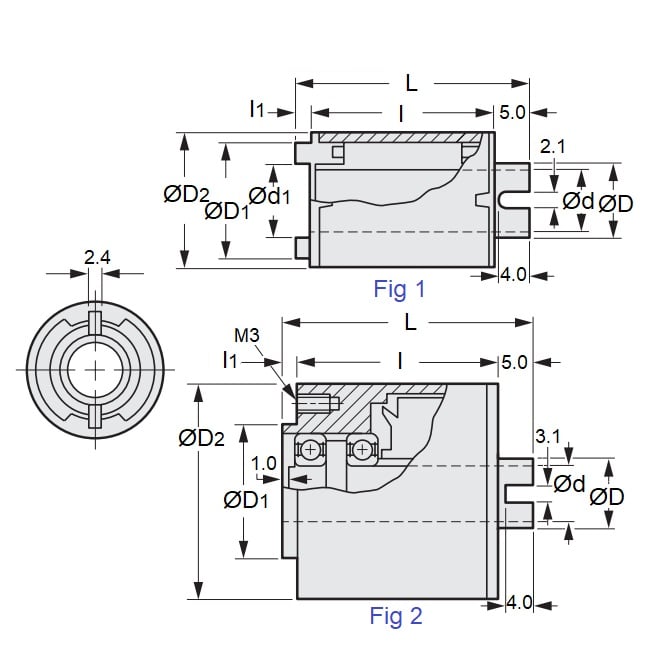 Frizione a slittamento da 714 a 1010 x 8 x 37 - Particelle magnetiche senza alimentazione - MBA (confezione da 1)