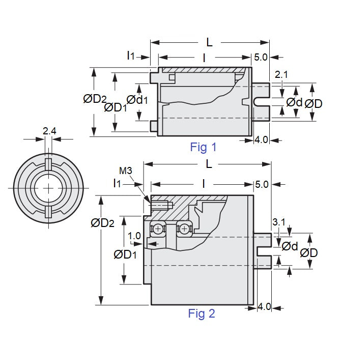 1225742 | CMP-0800-0320-37-1530 (Each) --- Slip Magnetic Particle Clutches - 1010 to 1530 g.cm 8x37 mm No Power Without Shaft