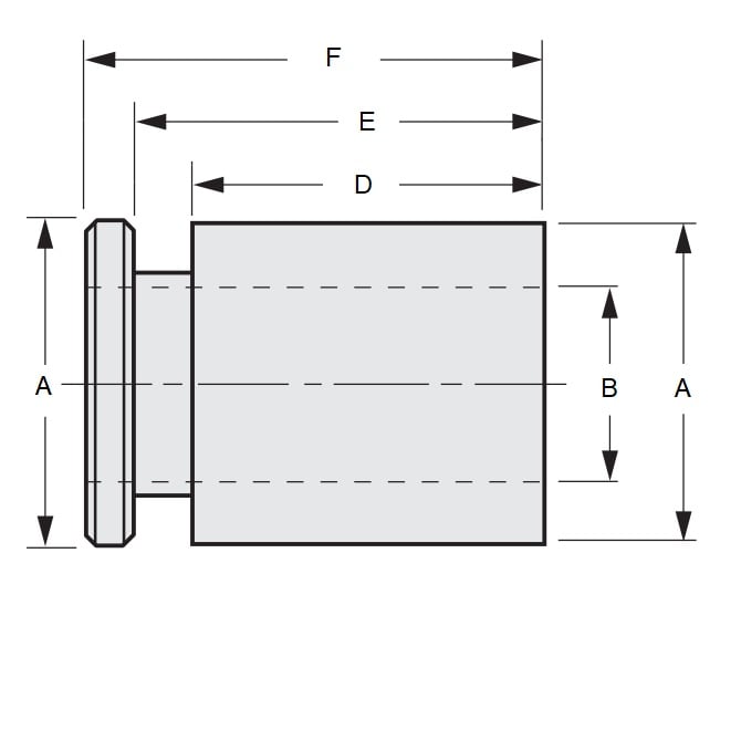 1073896 | COL-00635-019-25-GF-S4 --- Shaft Collars - 6.35 mm x 18.8 mm x 25.4 mm