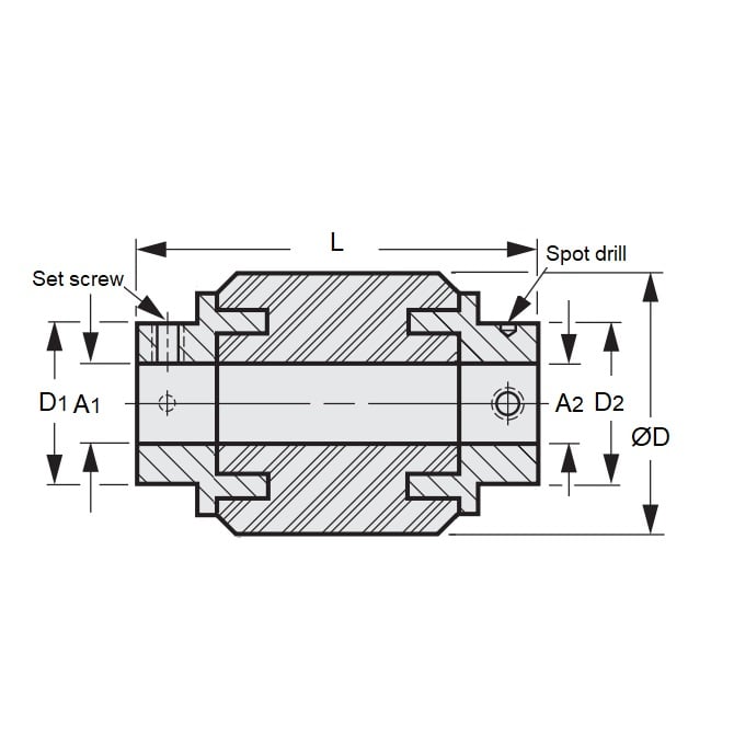 1053645 | CP-040-060-21-032-NF-S3S --- Couplings - 4 mm x 6 mm x 20.6 mm