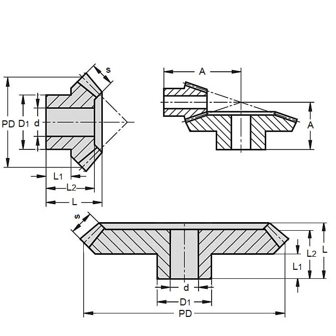 1061707 | GB-51A-M1-12-040-A --- Gears