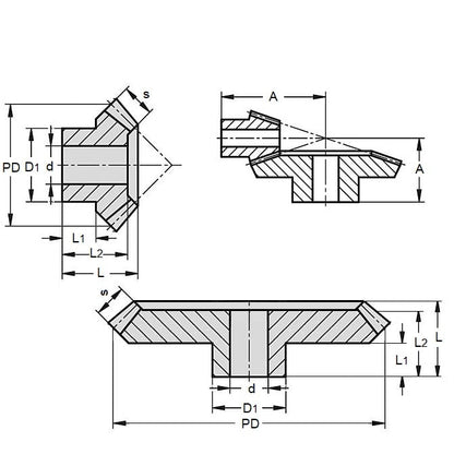 1061707 | GB-51A-M1-12-040-A --- Gears