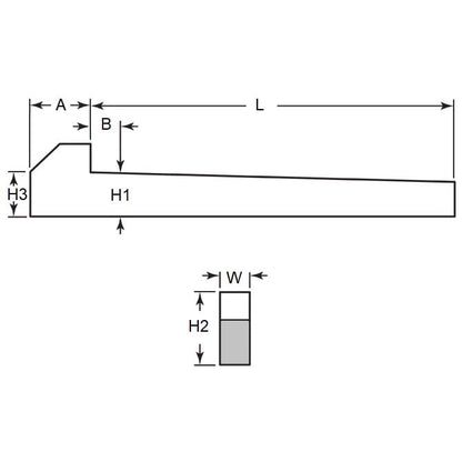 1111430 | GHK1588-1588-102 --- Keys - 15.875 mm x 15.875 mm x 101.6 mm