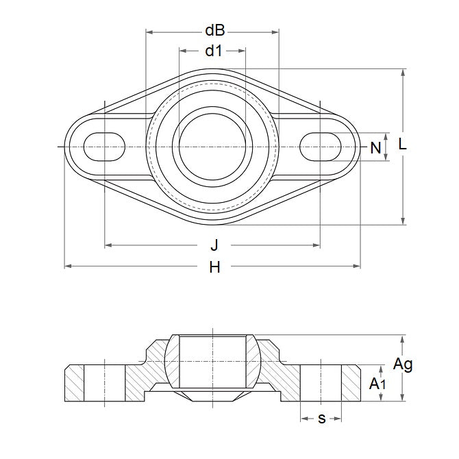 1142445 | FL-30-W300 --- Housings - 30 mm x 65 mm x 118 mm