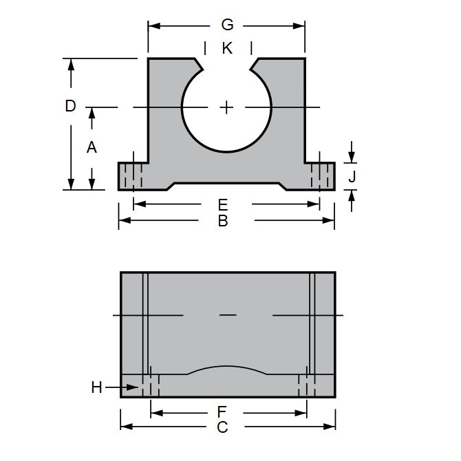 1151793 | BBFS-381-O --- Housings - 38.1 mm x 44.45 mm x 120.65 mm