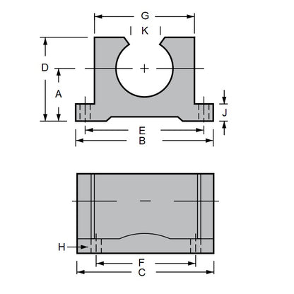 1151793 | BBFS-381-O --- Housings - 38.1 mm x 44.45 mm x 120.65 mm