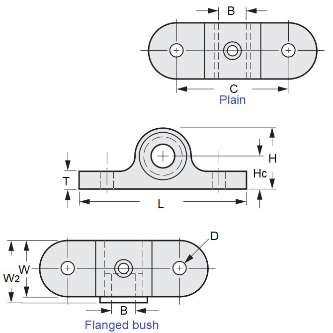 1088742 | BBF-095-ZD --- Housings - 9.525 mm x 56.356 mm x 38.1 mm