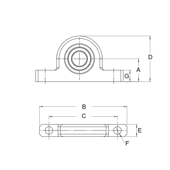 1101272 | NPB2-12M-A (2 Pcs) --- Housings - 12 mm x 961 N x 795 RPM