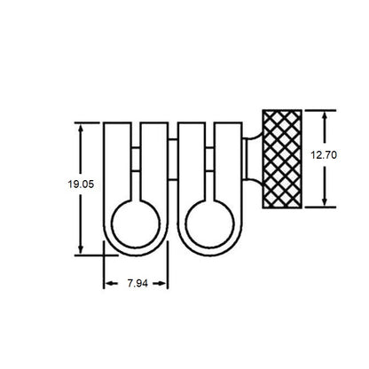 1071992 | SJ-1MRS --- Joints - 6.35 mm x 6.35 mm x 19.05 mm